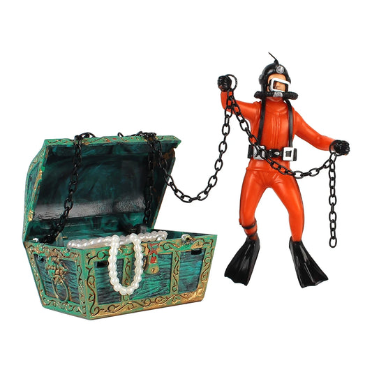 Treasure Hunter Fish Tank Ornament Fish Tank Decorations