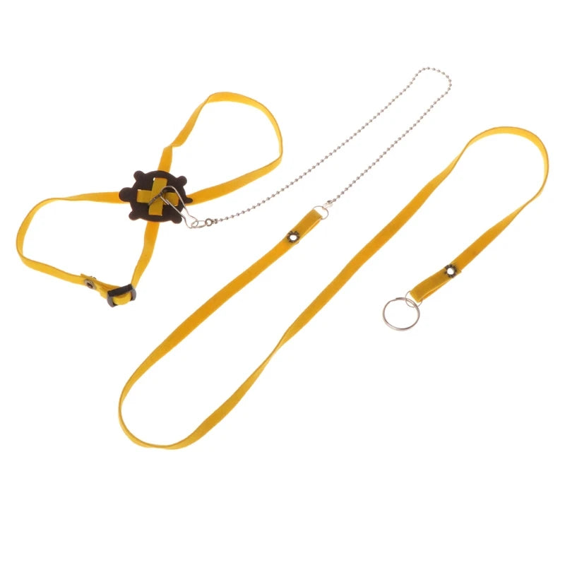 Reptile Pet Harness & Leash – Adjustable Soft Strap for Turtles & Lizards