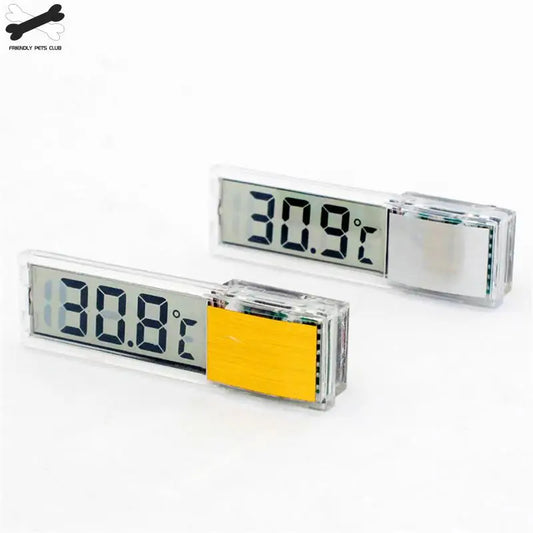 3D Digital temperature gauge sticker shrimp fish