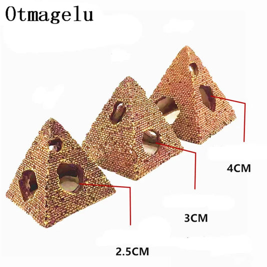 Egyptian Pyramids Stone Miniature Statue Decoration