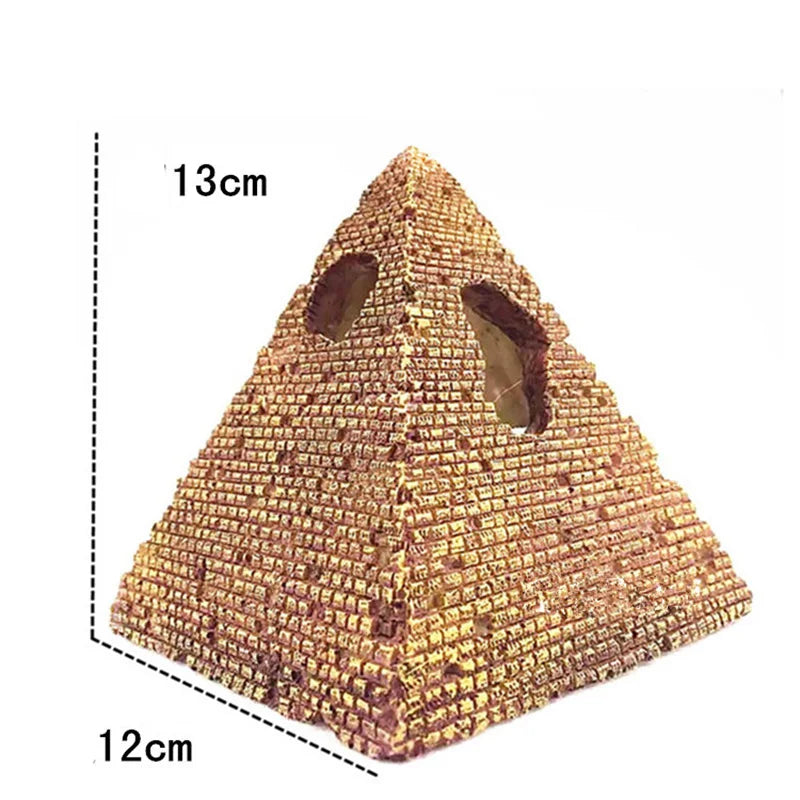 Egyptian Pyramids Stone Miniature Statue Decoration