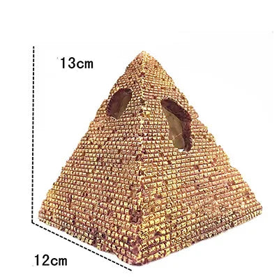 Egyptian Pyramids Stone Miniature Statue Decoration
