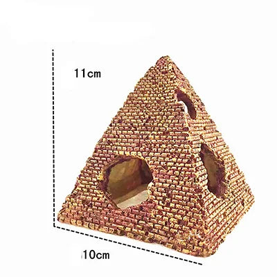 Egyptian Pyramids Stone Miniature Statue Decoration