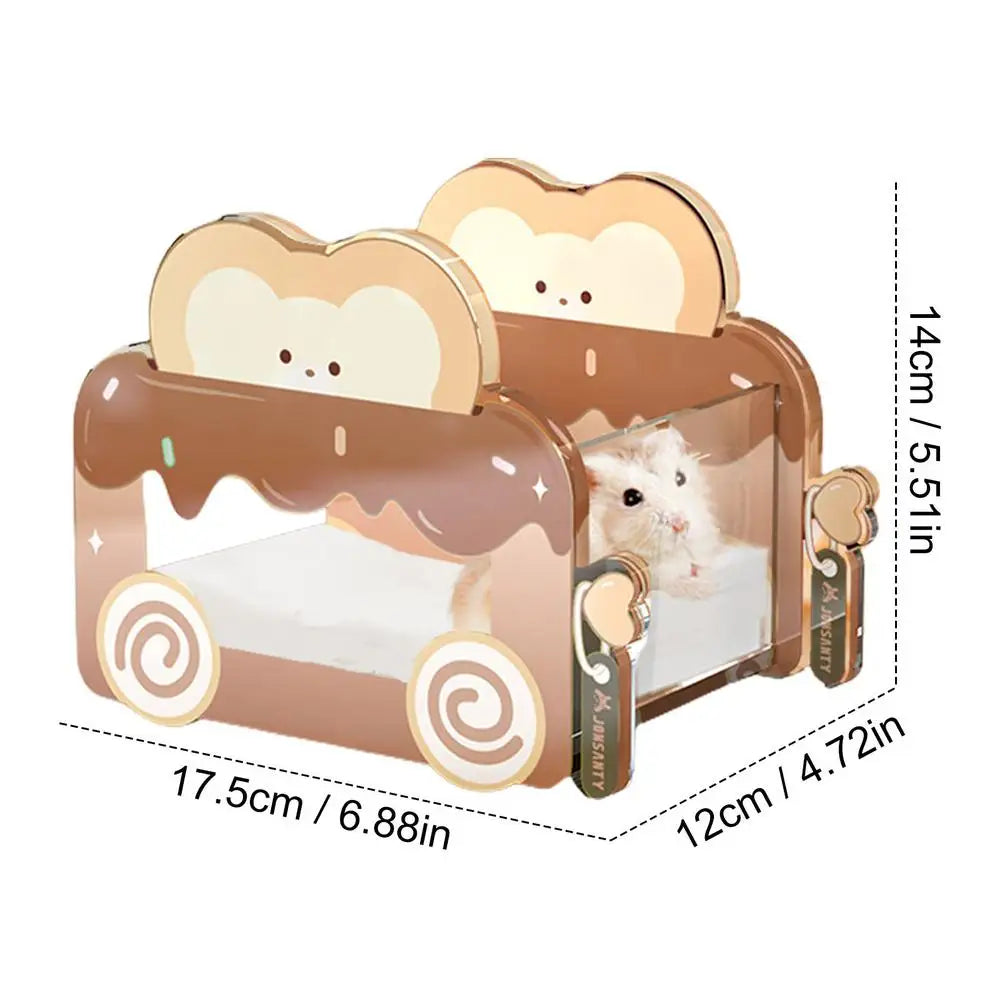 Pet House Play Activity Hamster Cage Hideout Toy