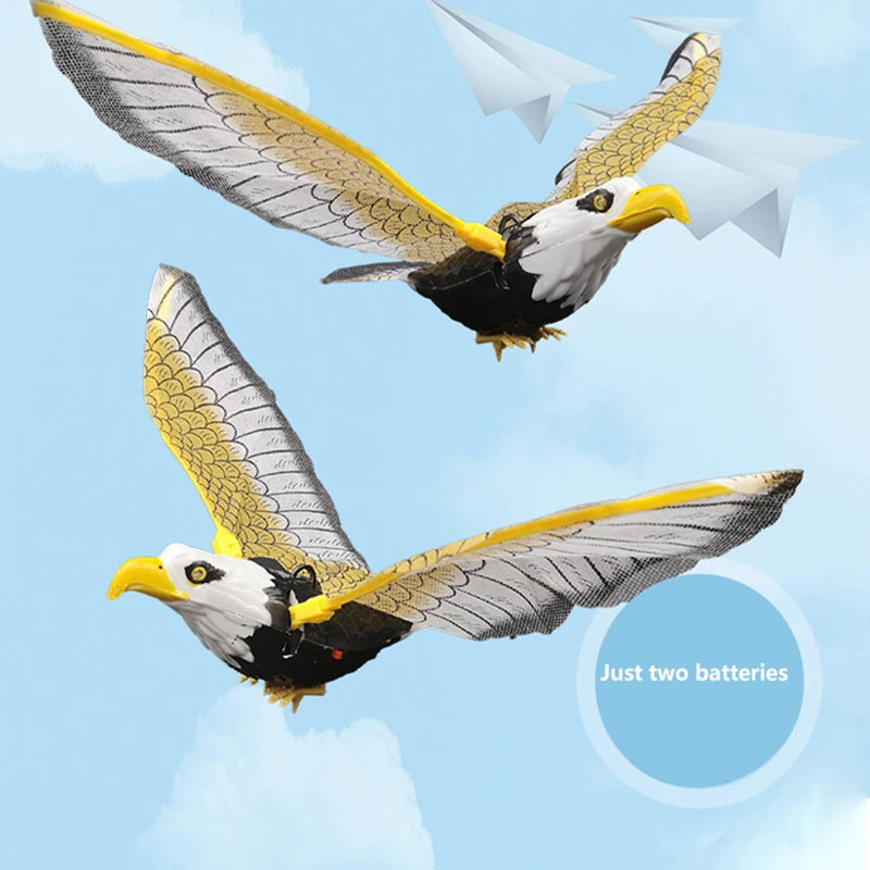 Automatic Interactive Cat Toy with Simulation Bird Design Funny Self-Hanging Door Scratch Rope Eagle Cat Stick for Entertainment