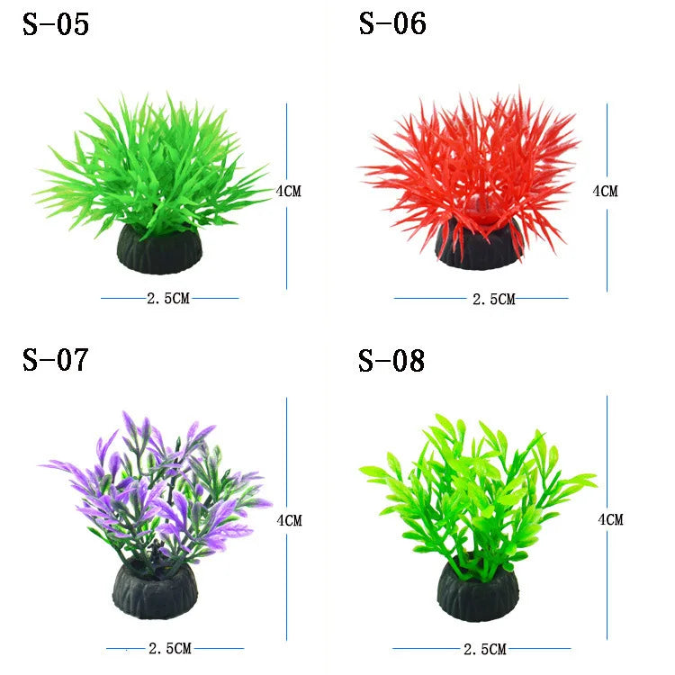 Aquatic Plants Simulation Water Weeds Ornament Fish Tank Grass