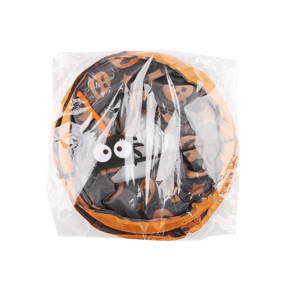Cat Toy Halloween Foldable Tunnel
