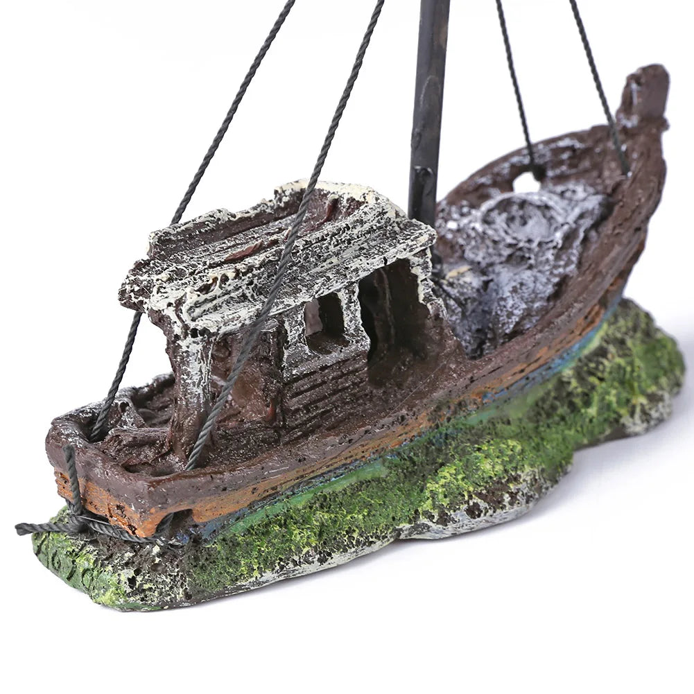 Aquarium Hollow Log Decor Multifunction