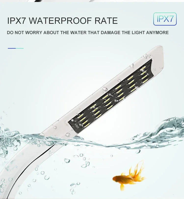 Aquatic Plant Lighting Waterproof Clip-on Lamp For Fish Tank Plants Grow Light