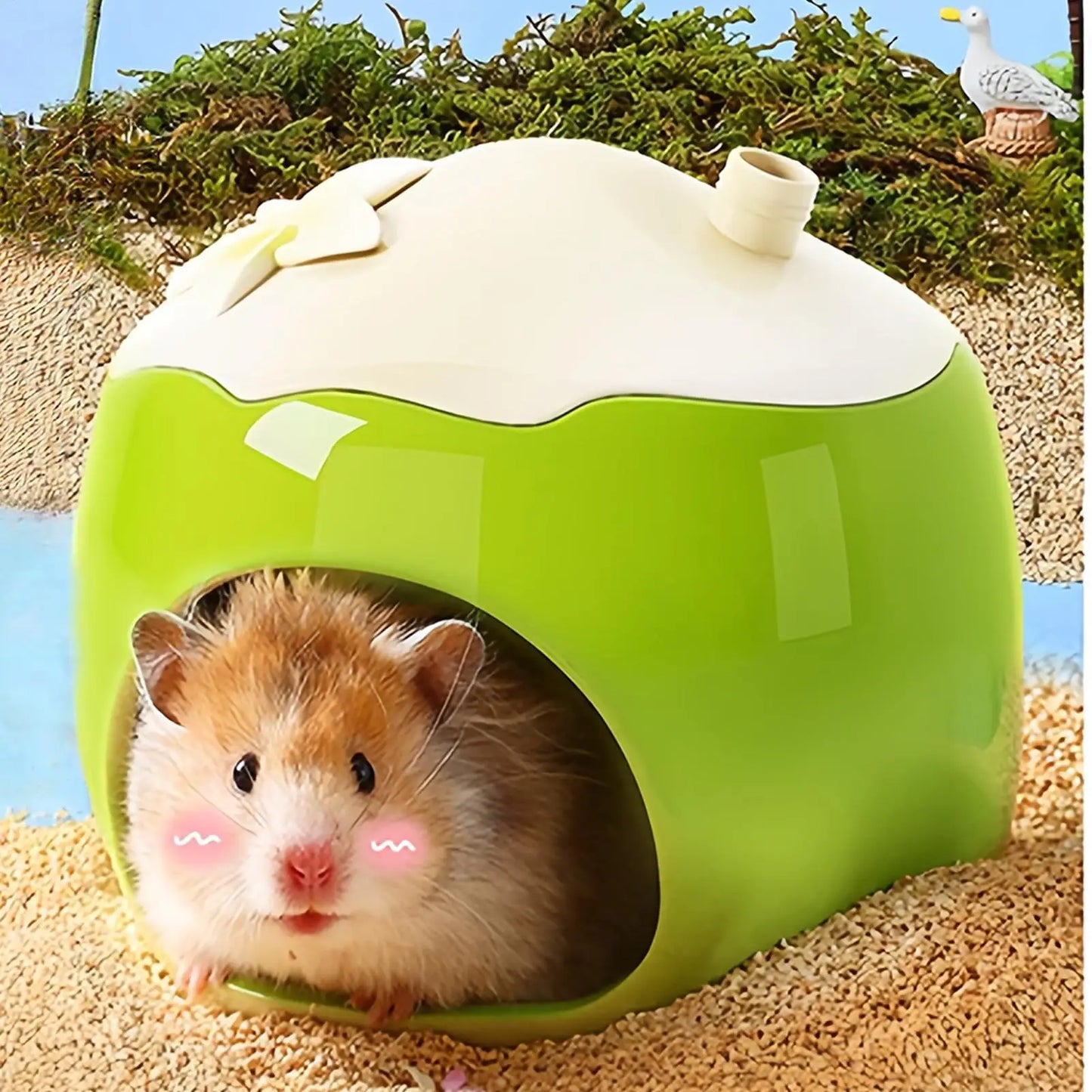 Cool Hamster House Ceramic Hamster Cooling Nest