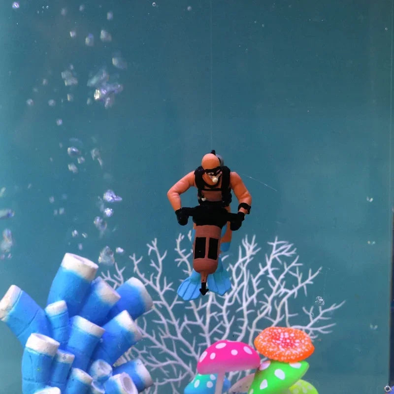 Diver Figure Diving Model Action Figure Miniature Sea Animal