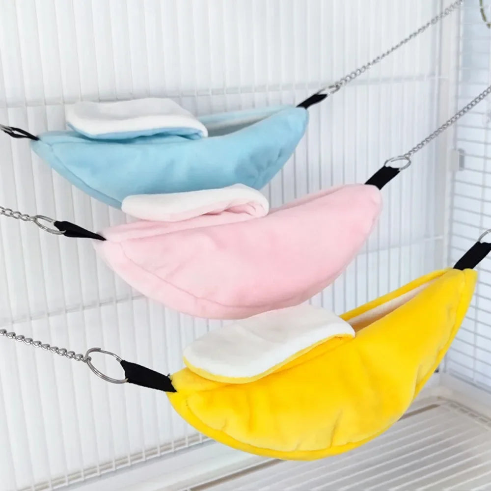 Hamster Soft Warm Bed Rat Hammock Parrot Squirrel Winter