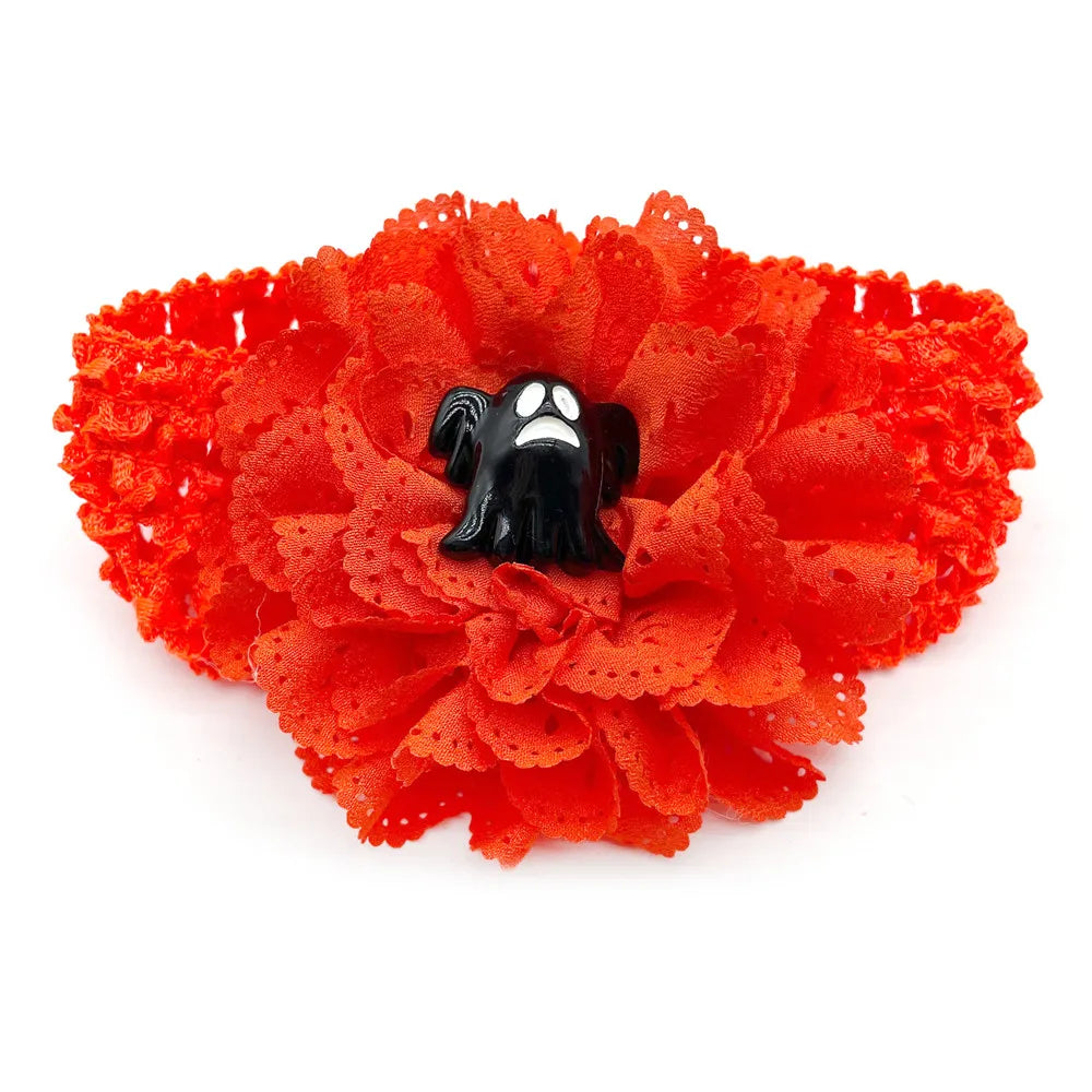 50pcs Halloween Dog Bow Tie Set