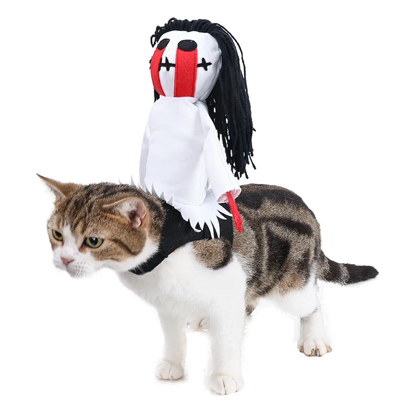Scary Dog Halloween Costume Rider