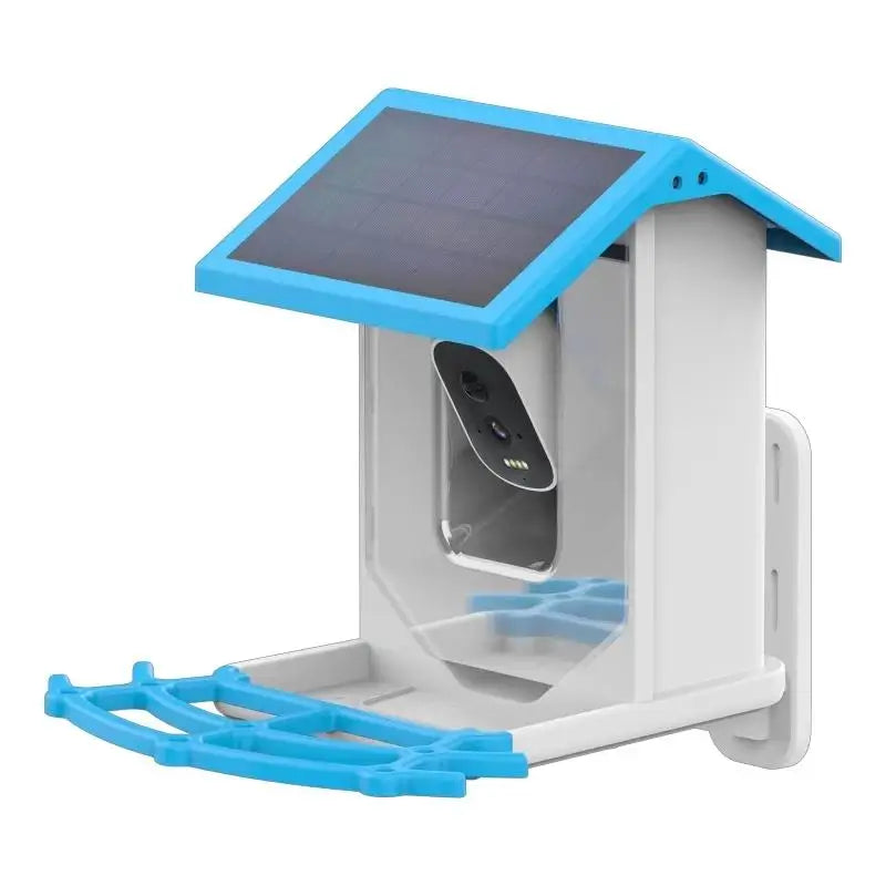 Smart Bird Feeder with Camera,2K HD Video, AI Identify Birds Species Solar Powered,Auto Capture Videos & Notify of Birds Arrival
