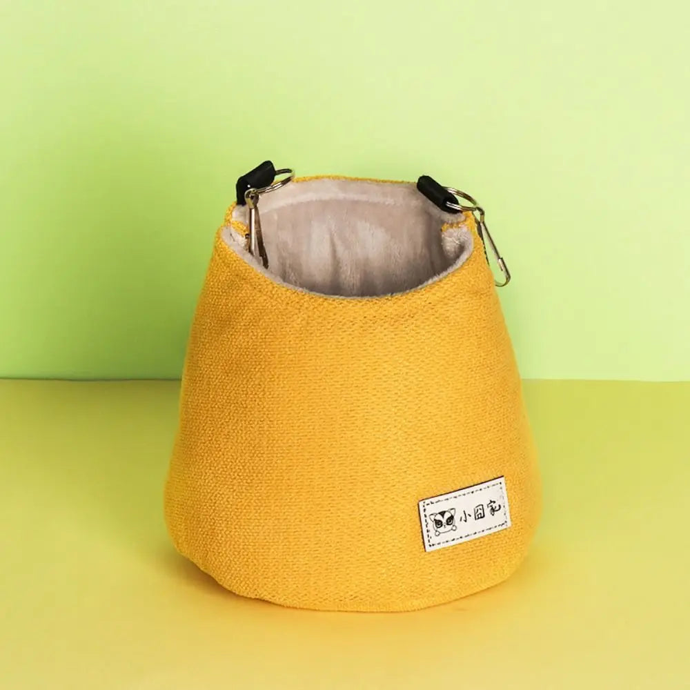 Opening Winter Sugar Glider Pouch Cloth/Plush Soft Squirrel Bed Cage with Hook Comfortable