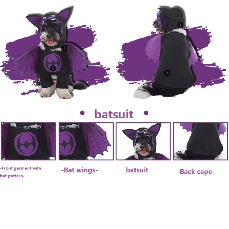 Pet Halloween Party Costume with Hat
