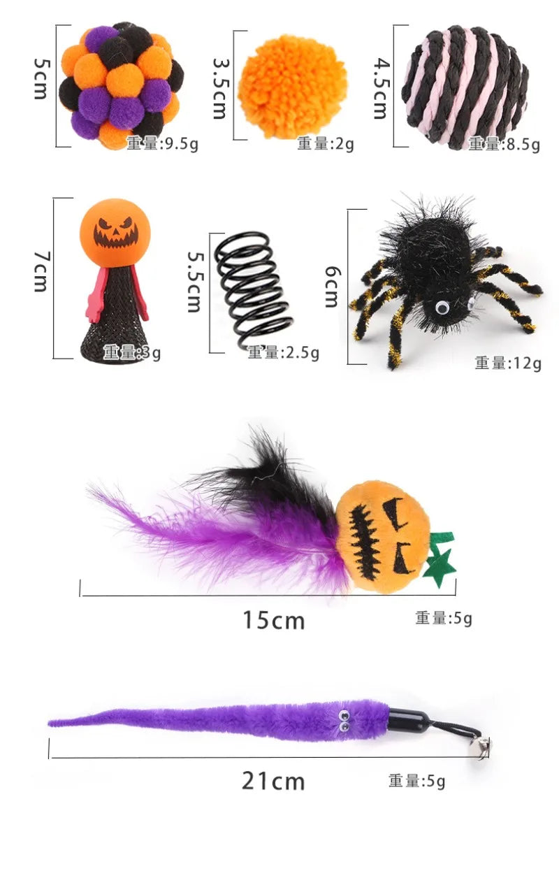Hide & Seek Cat Tunnel Halloween Toys