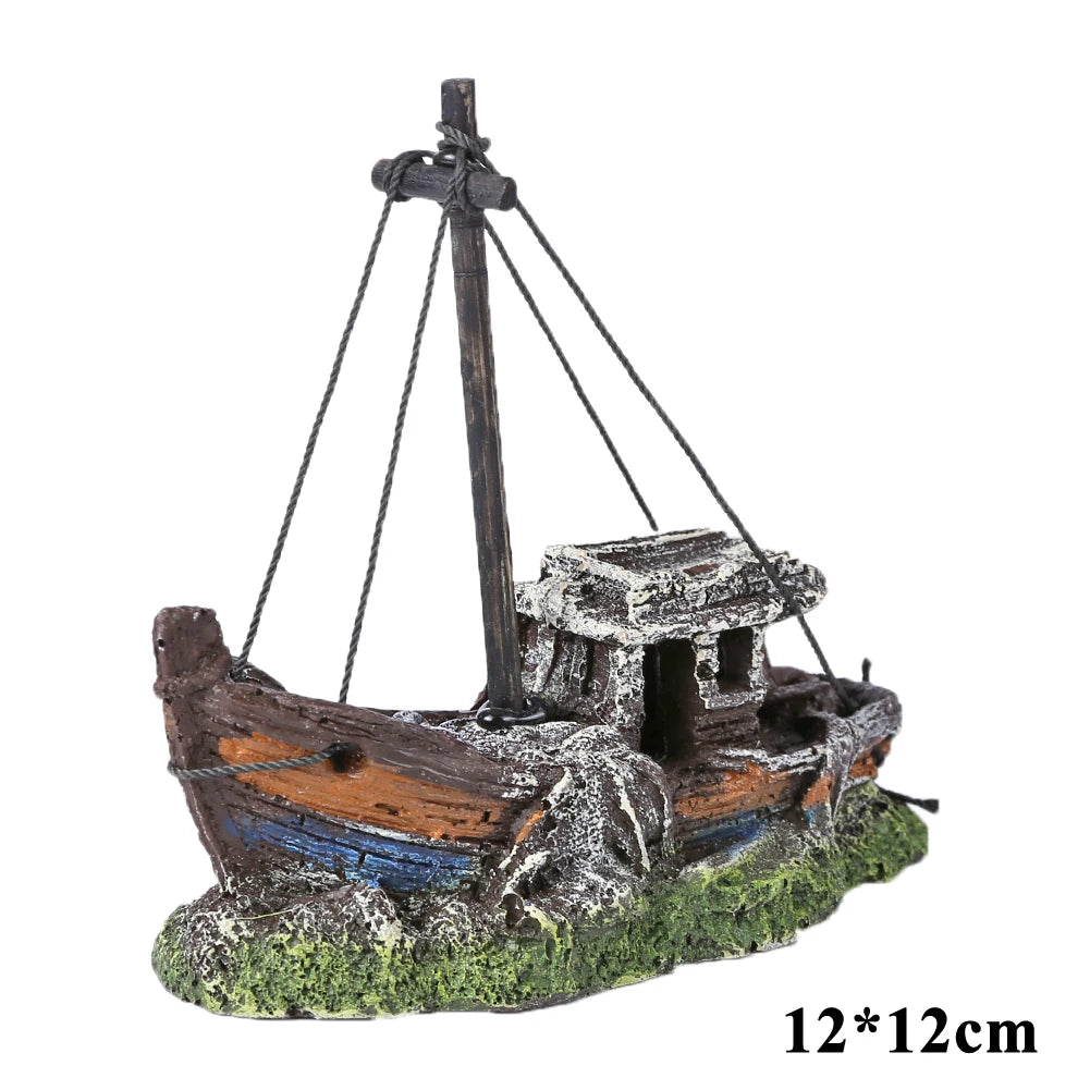 Aquarium Hollow Log Decor Multifunction