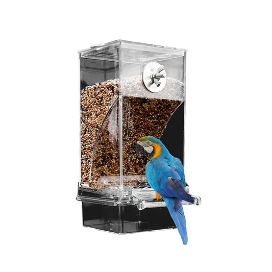 Acrylic No Mess Bird Feeders Automatic