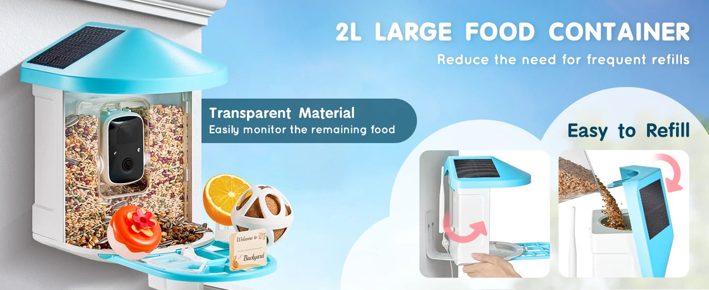SucceBuy Smart Bird Feeder with Camera