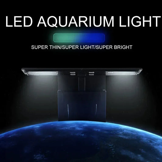 Aquatic Plant Lighting Waterproof Clip-on Lamp For Fish Tank Plants Grow Light