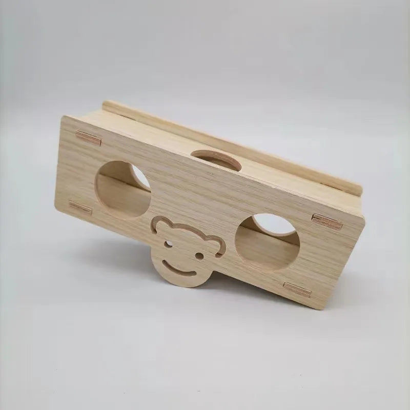 Hamsters House DIY Wooden Gerbil Hideout Bridge