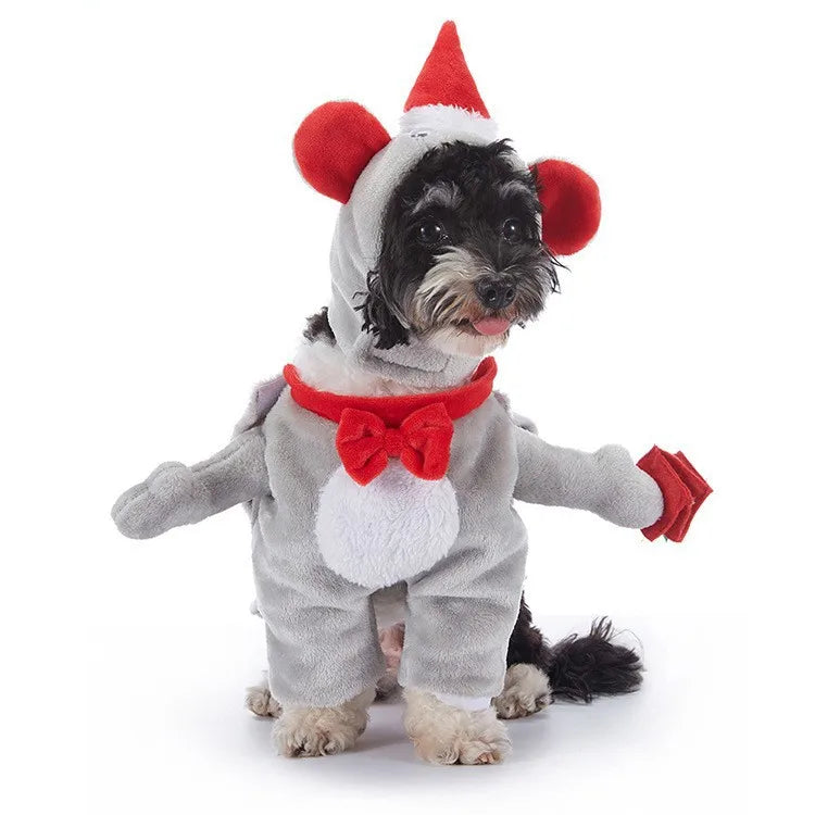 Pet Halloween Party Costume with Hat