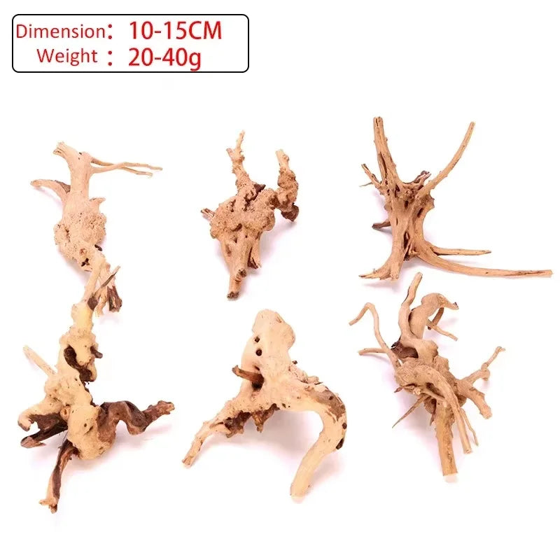 Fish Tank Decoration Natural Wooden Small Habitat Roots Driftwood Scenery