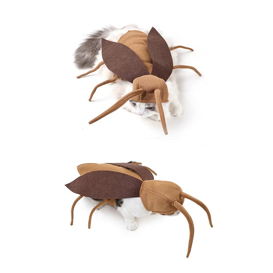 Funny Cockroach Outfit for Cats & Dogs