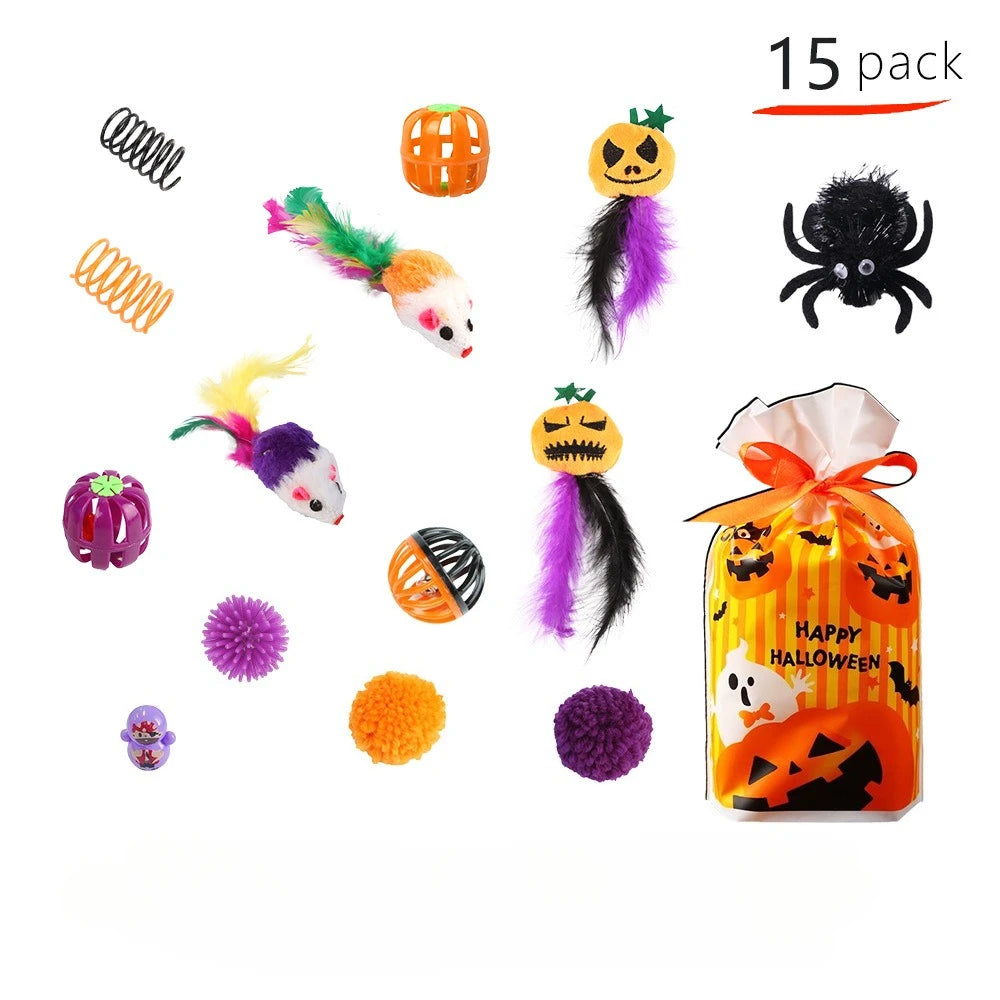 Halloween Cat Chew & Play Toys