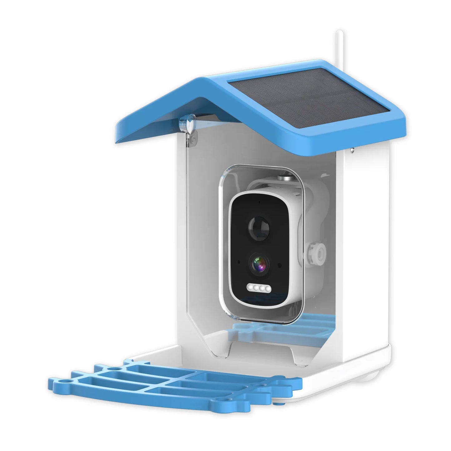 Smart Bird Feeder with Camera,2K HD Video, AI Identify Birds Species Solar Powered,Auto Capture Videos & Notify of Birds Arrival