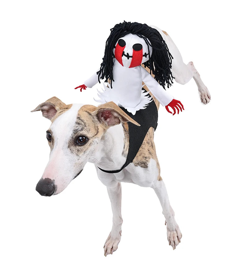 Scary Dog Halloween Costume Rider