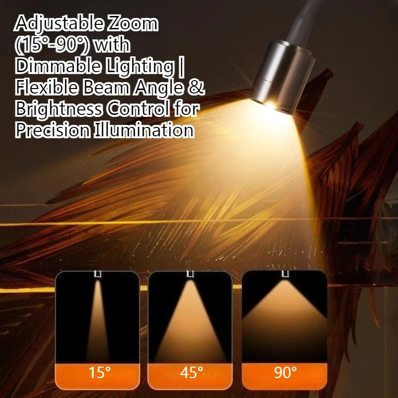 USB-Powered Mini Spotlight for Small Aquariums