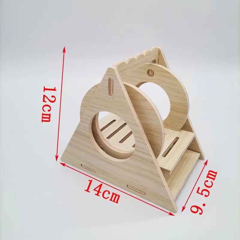 Hamsters House DIY Wooden Gerbil Hideout Bridge