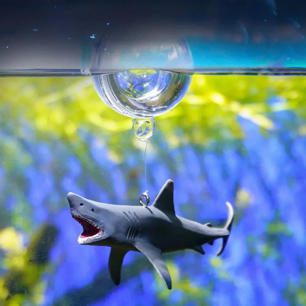 Creative Aquascape Shark Figurine Decor Fish Tank