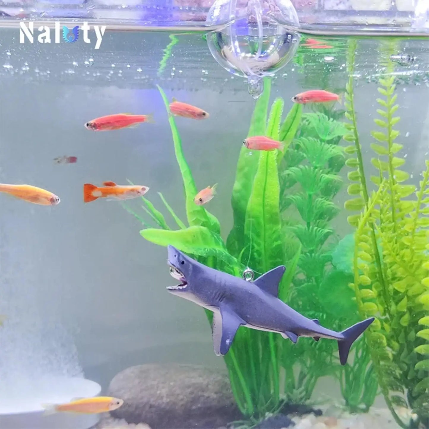 Floating Shark Aquarium Landscape Decoration