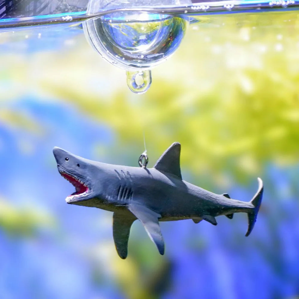 Creative Aquascape Shark Figurine Decor Fish Tank