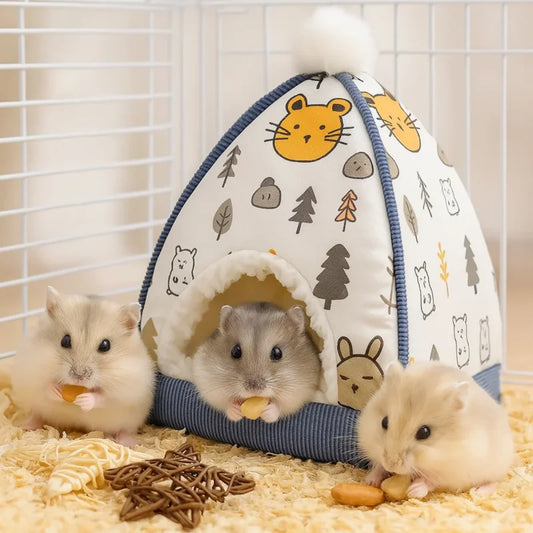 hamster cotton nest,