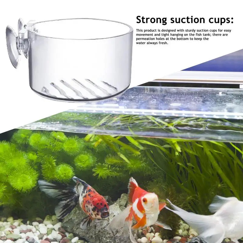 Acrylic Aquatic Plant Cup Aquarium Fish Tank
