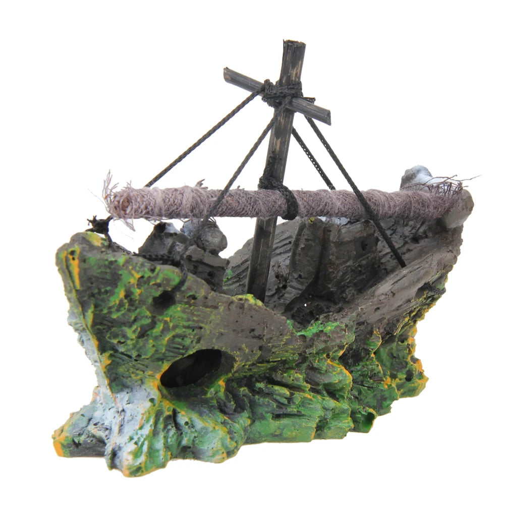 Aquarium Hollow Log Decor Multifunction