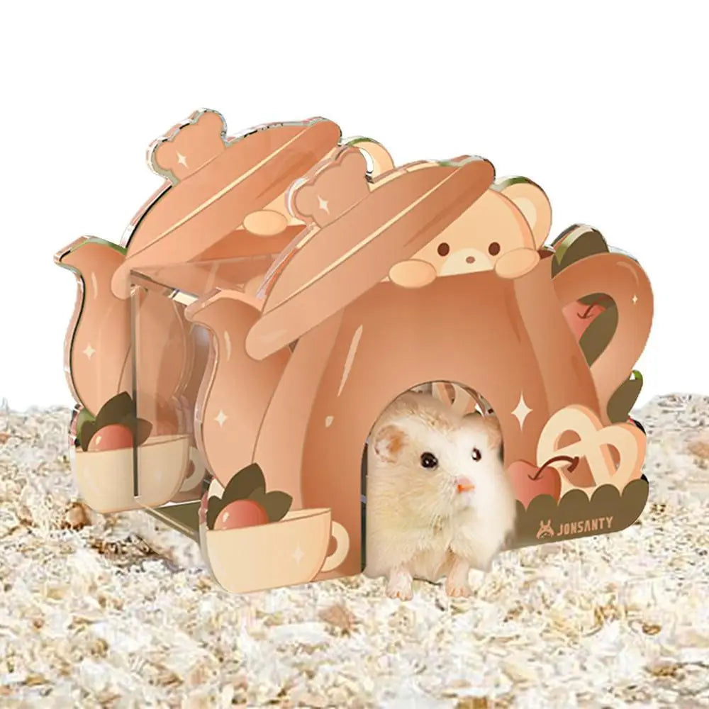 Pet House Play Activity Hamster Cage Hideout Toy