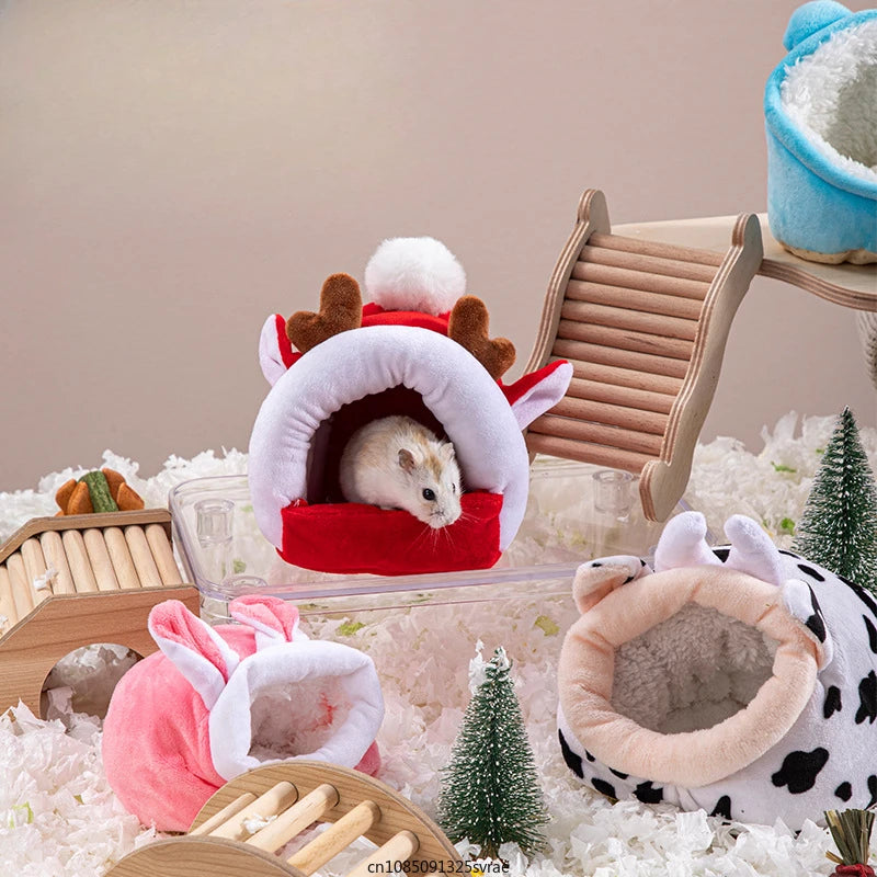 Hamster Houses and Hideouts Winter Soft Fleece