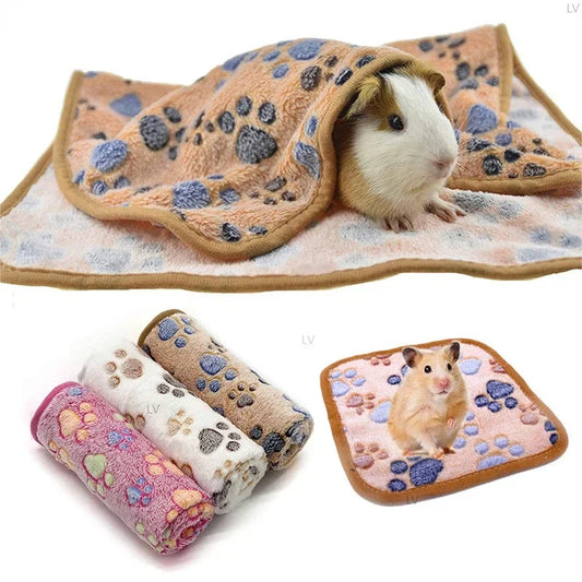 Soft Sleep Mat for Hamster Pet Pee Pad Puppy Kitten Blanket