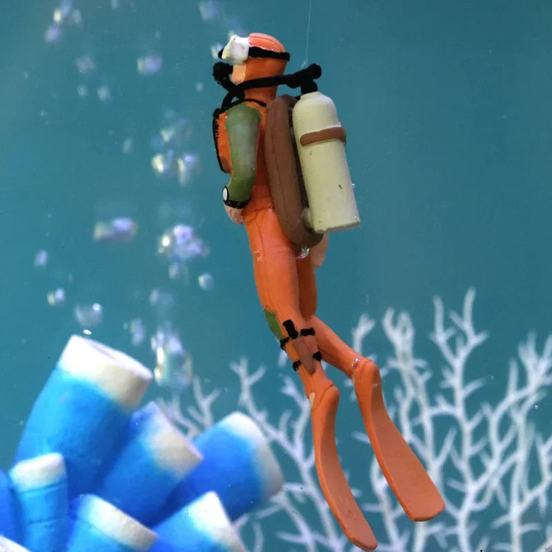 Diver Figure Diving Model Action Figure Miniature Sea Animal