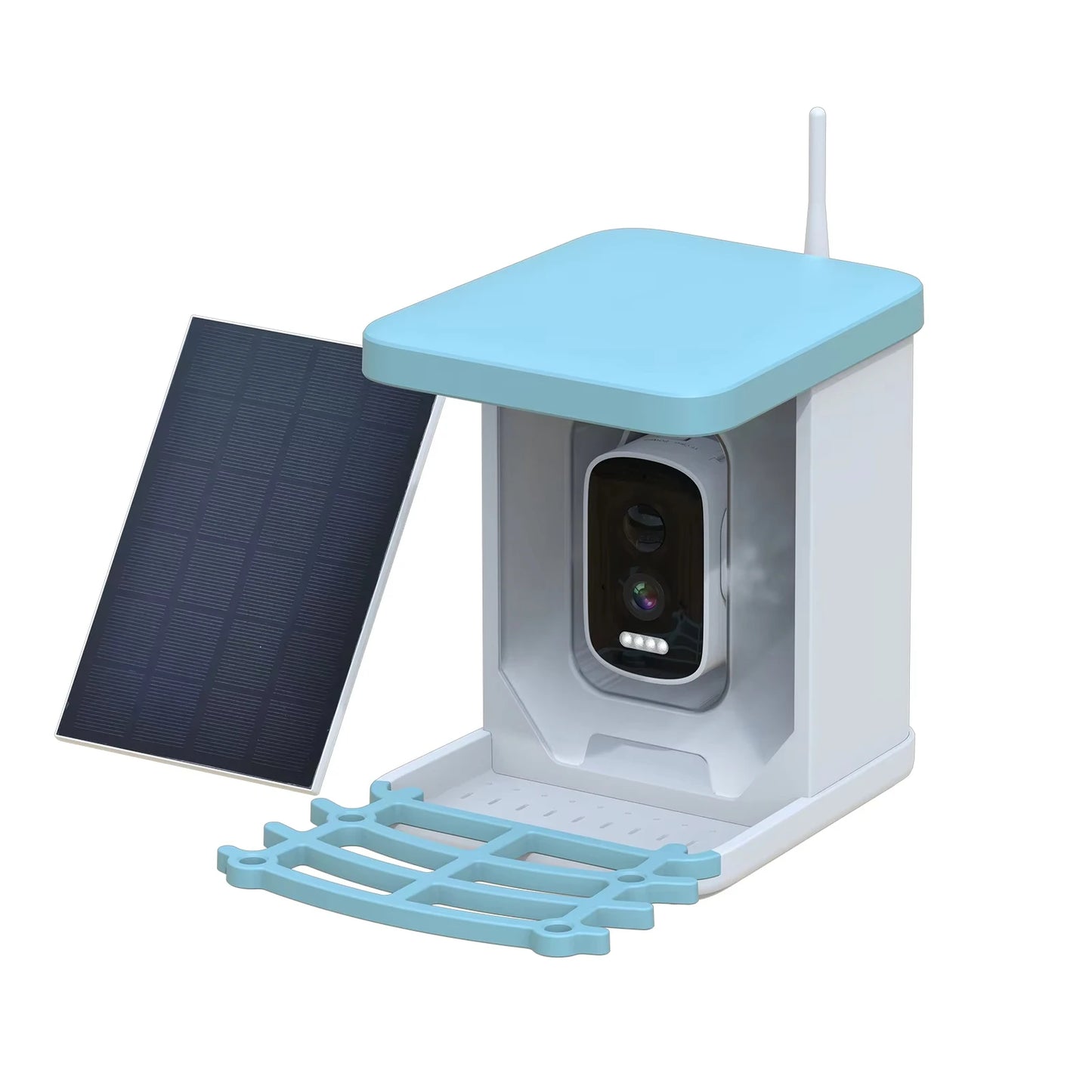 Smart Bird Feeder with Camera,2K HD Video, AI Identify Birds Species Solar Powered,Auto Capture Videos & Notify of Birds Arrival
