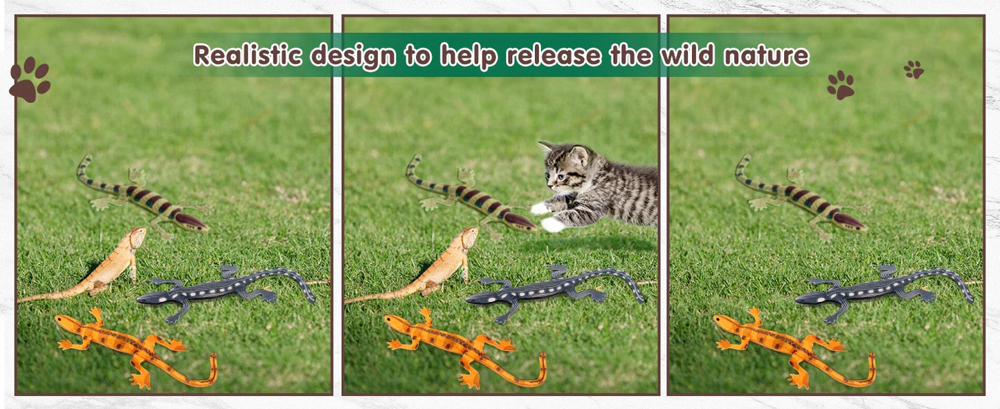 Lizard Catnip Toys Chew Bite Resistant Toys for Indoor Cats Relief Teeth Cleaning Interactive Funny Kitten Cat Halloween Gifts