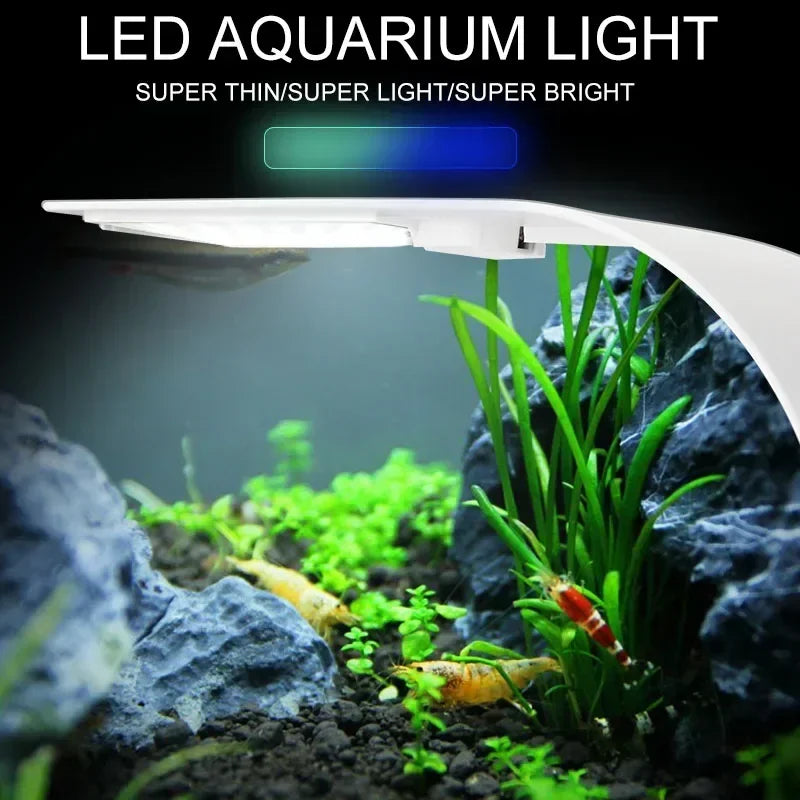Aquatic Plant Lighting Waterproof Clip-on Lamp For Fish Tank Plants Grow Light