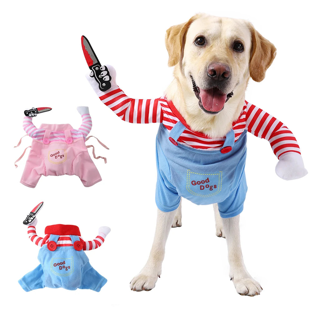 Scary Funny Pet Knife Costume