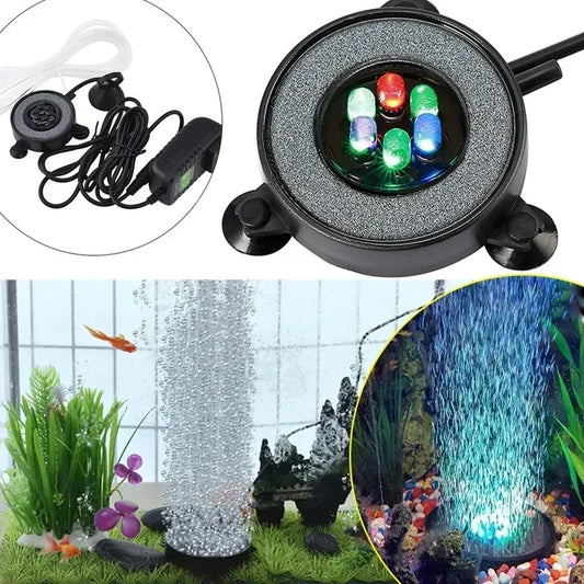 Bubbler Decor Lamp Aquarium Fish Tank Pool Led Lights